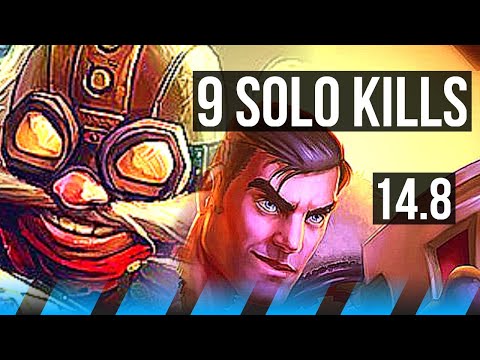 CORKI vs JAYCE (MID) | 9 solo kills, Dominating | BR Master | 14.8
