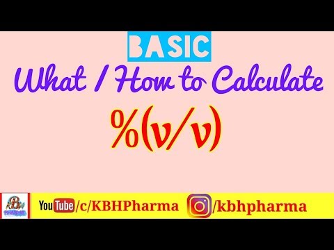 %(v/v) || What || How to Prepare %(v/v) solution || Calculation || Dilkhush Raj ||