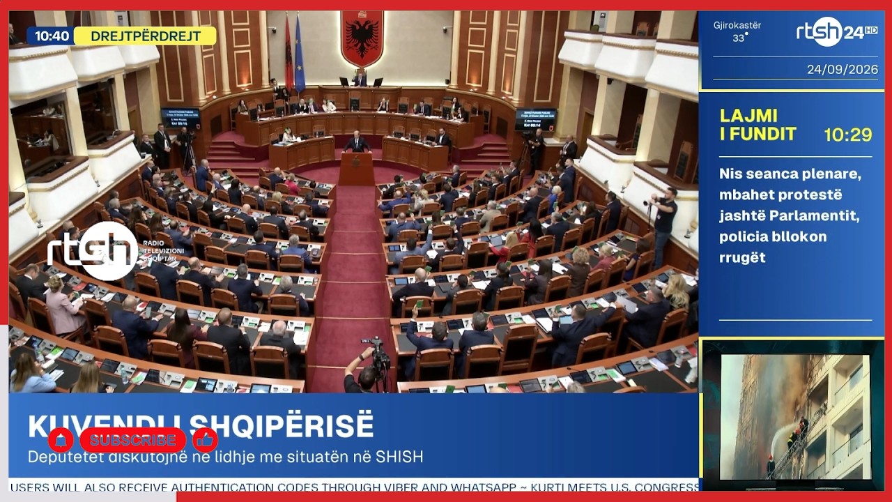Kuvend- Rrëzohet kërkesa e opozitës për ndryshimin e rendit të ditës