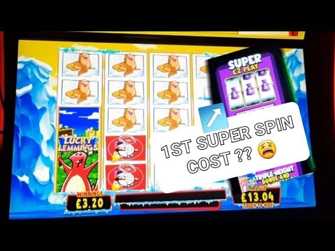 Part 1/2 Chatham Arcade Session. ft £50 v's Monkey Business and Lucky Lemmings Super Spins