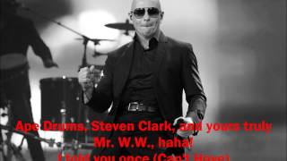 Pitbull - Can't Have (Audio) ft. Steven A. Clark, Ape Drums (Lyrics)
