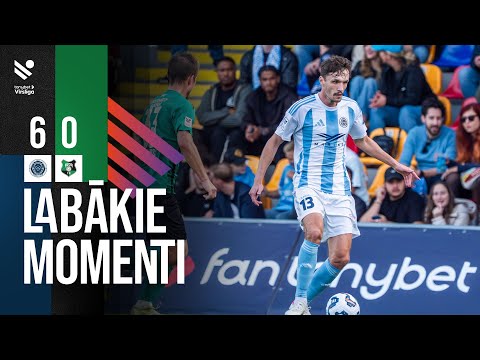 29. kārta: Riga FC 6:0 FK Auda (Labākie momenti)