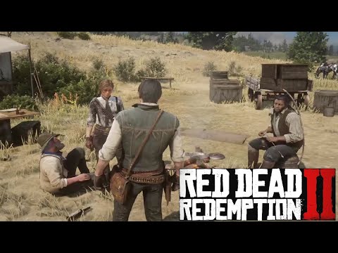 John Antagonizing Friends And Family At Beecher's Hope | RDR2