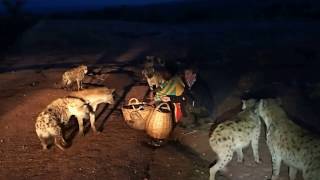 preview picture of video 'Hyenas of Harar city (2/4), Ethiopia'