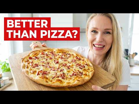 German Flammkuchen Recipe: Crispy Base, Creamy Sauce, Perfect Bacon