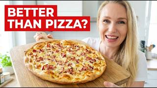 German Flammkuchen Recipe: Crispy Base, Creamy Sauce, Perfect Bacon