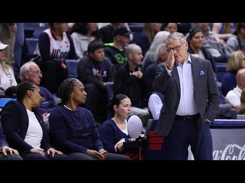 Geno Auriemma: UConn women's basketball postgame scrum (Arkansas State) - 3/22/25