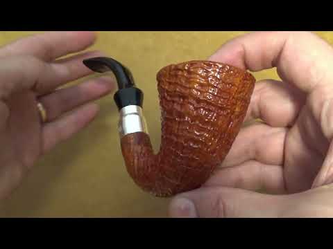 Pipa Brebbia First Calabash Sabbiata Naturale - filtro 9mm