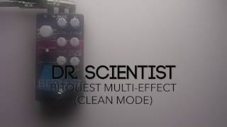 Video thumbnail for Dr. Scientist BitQuest Multi-Effect (Clean Mode) Guitar Effects Pedal Demo by Pedal of the Day