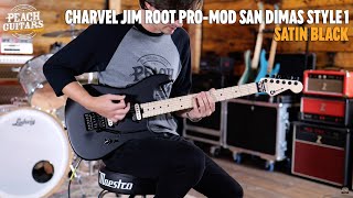Video thumbnail for No Talking...Just Tones | Charvel Artist Jim Root Pro-Mod San Dimas Style 1 | Satin Black by Peach Guitars