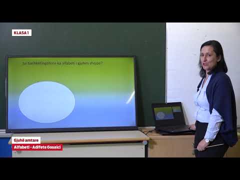 e Mesimi Klasa 1 - 1671 Gjuhë Amtare - Alfabeti
