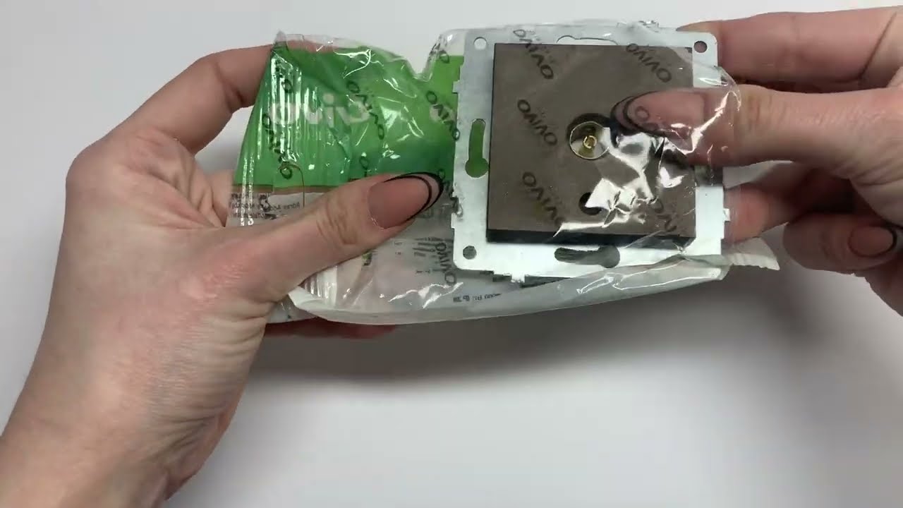 Розетка проходная телевизионная OVIVO Grano мокко (600-000319-224)