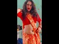 Hot Navel Superstar Joshi Saniya Dazzling Deep Navel Show Navel Sareenavel