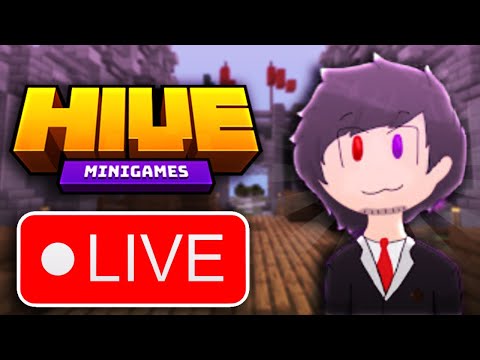 Joining A Tournament Last Second | Minecraft Hive Live
