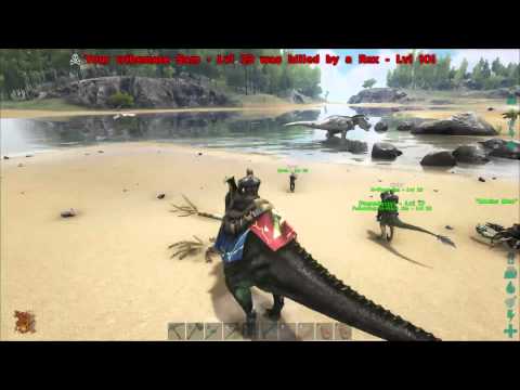Taming the albino T-rex! [ARK: Survival Evolved]