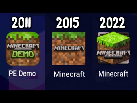 THIS IS WHAT MINECRAFT POCKET EDITION LOOKS LIKE IN 2012?  (OLD GAME)