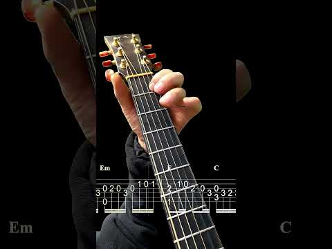 Close-up observation of chord conversion trajectory #guitar beginner #guitar teaching #guitar score