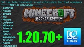 New 1.20.70+ MCPE Hacked Client | Lunar Hacked Client MCPE