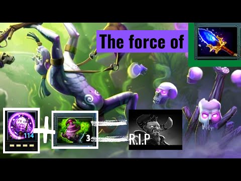Dota 2 Witch Doctor Hard Support Gameplay! Full Match