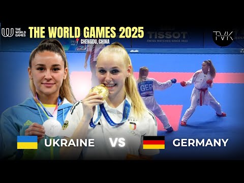 World Games 2025 | -55KG Mia Bitsch VS Anzhelika Terliuga Karate | Female Kumite Final | #yt #wkf 