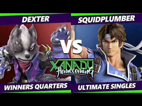 Xanadu Homecoming Winners Quarters - Dexter (Wolf) Vs. Squidplumber (Richter) Smash Ultimate - SSBU