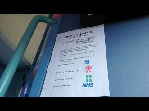 419 Route Change Poster