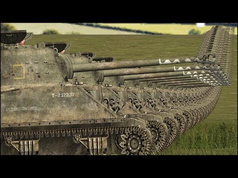 50 FIREFLY vs 10 KING TIGER - SIMULATION - Combat Mission Battle For Normandy