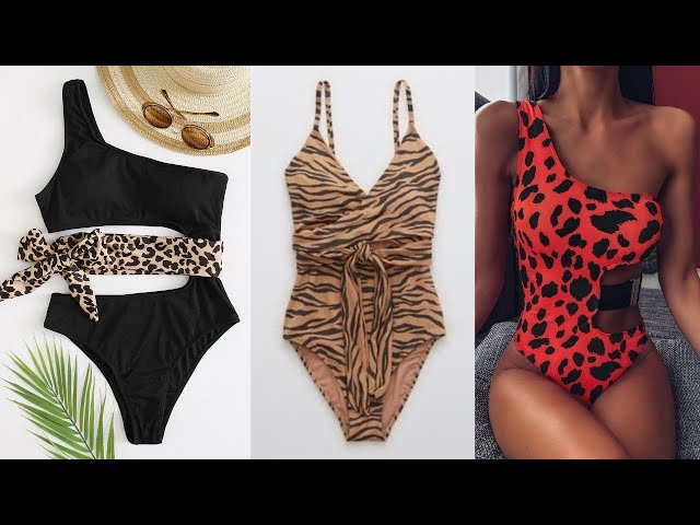 Vídeo relacionado con Conjunto De Bikini Estampado De Leopardo para Mujer, Traje De Baño De Dos Piezas (S, TH239-Yellow)