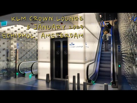 KLM Crown Lounge | Schiphol | 6 de janeiro de 2023