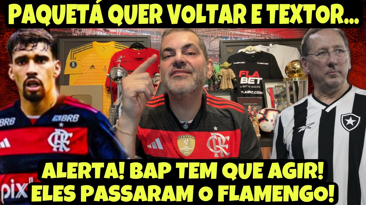 PAQUETÁ BATE O MARTELO E DESCARTA TEXTOR! QUER VOLTAR PRO MENGÃO! VAQUINHA DO CORINTHIANS MICOU?