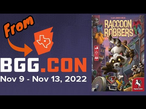 Raccoon Robbers - Quick Gamer Thoughts From #BGGCon2022 #boardgames #boardgamereview