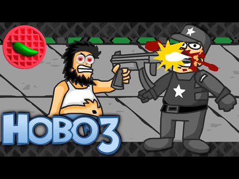 HOBO ON THE LAM! -- Let's Play Hobo 3: Wanted (Flash Browser Game)