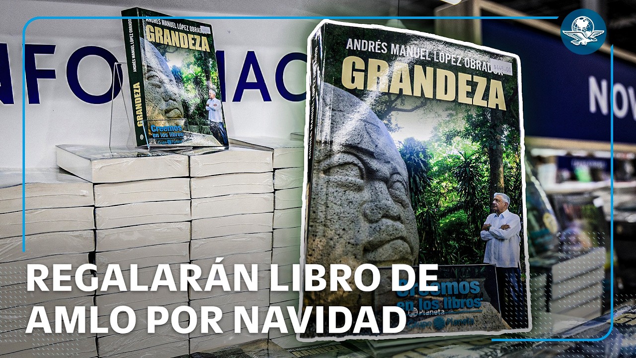 17 mil ejemplares del libro de AMLO llegan al Senado; serán regalados por Navidad