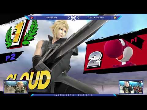 The Smash Lab 113 Losers Top 8 - HoshPosh (Yoshi) vs ToastandButter (Cloud)