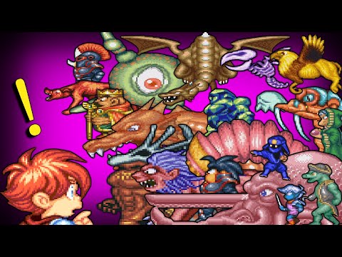 Melfand Stories - ALL BOSSES and ALL ENDINGS (Snes)