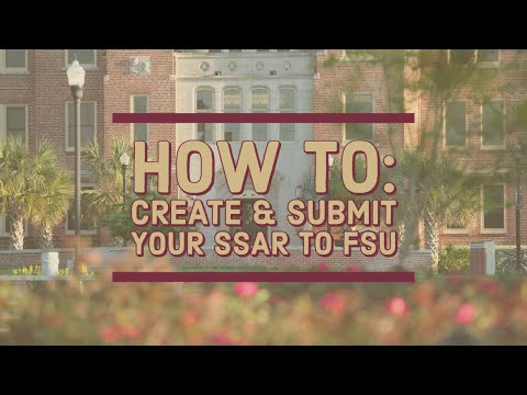 Part of a video titled How To: Create and Submit Your SSAR - YouTube