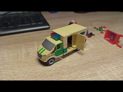 Конструктор 'Ограбление Инкасаторской Газели' 3176-кк. Город Мастеров. 2020