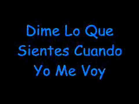 Dime Lo Que Sientes - Bacilos