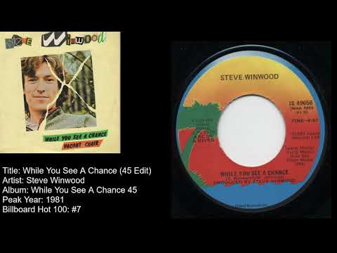 Steve Winwood -While You See A Chance (45 Edit)