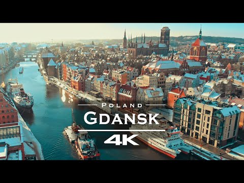 Gdansk, Poland 🇵🇱 - by drone [4K]