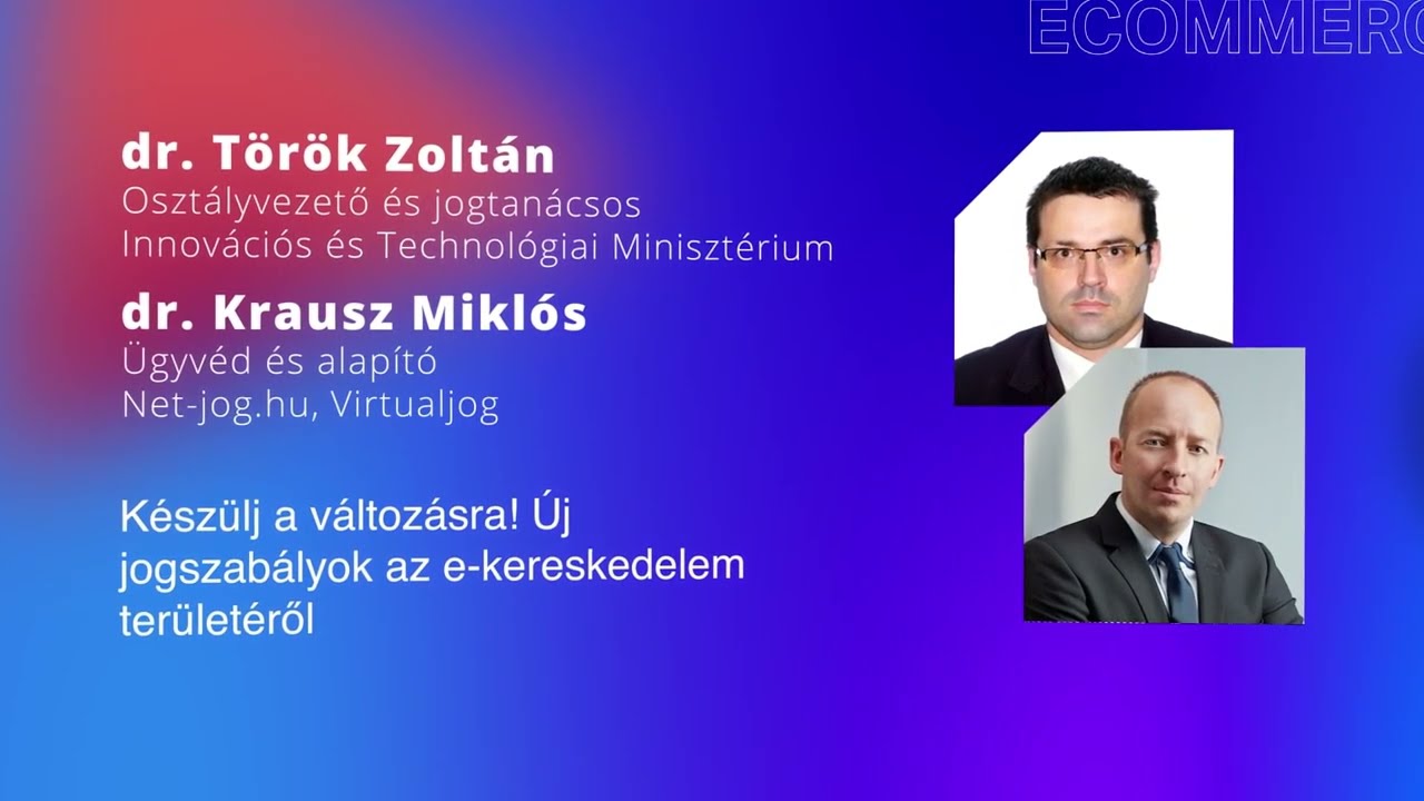 dr. Török Zoltán, dr. Krausz Miklós - Új jogszabályok az e-kereskedelem területéről