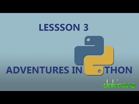 Learn Python Lesson 3
