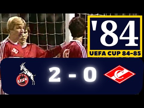 UEFA-Pokal 84-85. Köln-Spartak Moskau (12.12.1984)