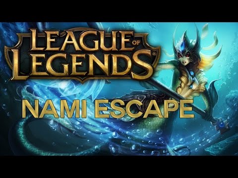 League of Legends - Funny Nami escape