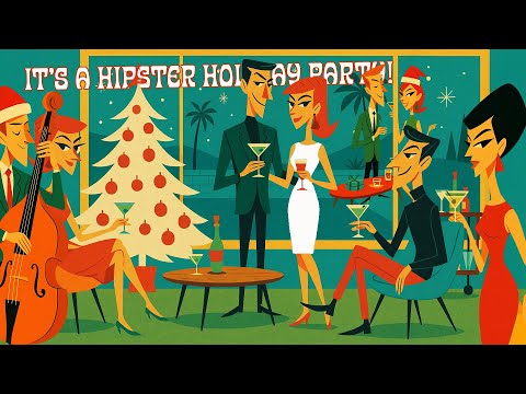 60's Atomic Cocktail Lounge Music | Hipster Holiday Cocktail Party Jazz
