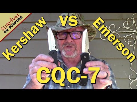 Kershaw CQC 7K vs Emerson CQC-7B -EDC Knives - Sharp Saturday