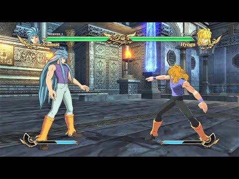 Aquarius Camus Plain Clothes vs Cygnus Hyoga Plain Clothes (Hardest AI) - Saint Seiya Soldiers' Soul