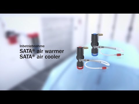 SATA air vision 5000 System – Inbetriebnahme: SATA aic cooler / air warmer (DE)