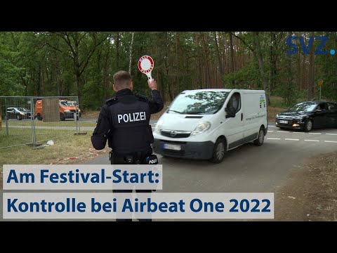Polizeikontrolle vor Airbeat One Gelände - So ist das Fazit