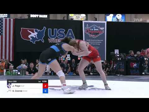 62 Kg Semis - Jennifer Page, Nittany Lion Wrestling Club - TMWC Vs SaVannah Cosme, Sunkist Kids Wr